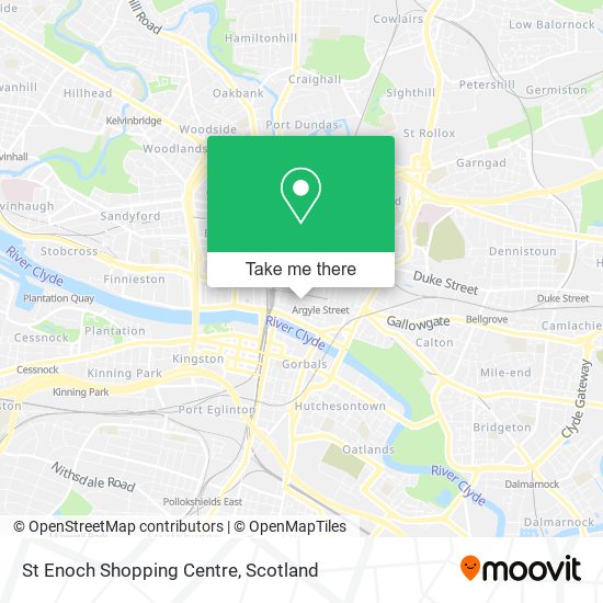 St Enoch Shopping Centre map