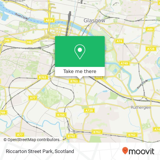 Riccarton Street Park map