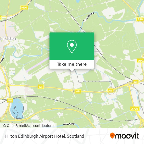 Hilton Edinburgh Airport Hotel map
