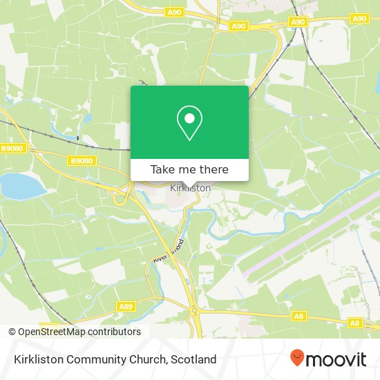 Kirkliston Community Church map