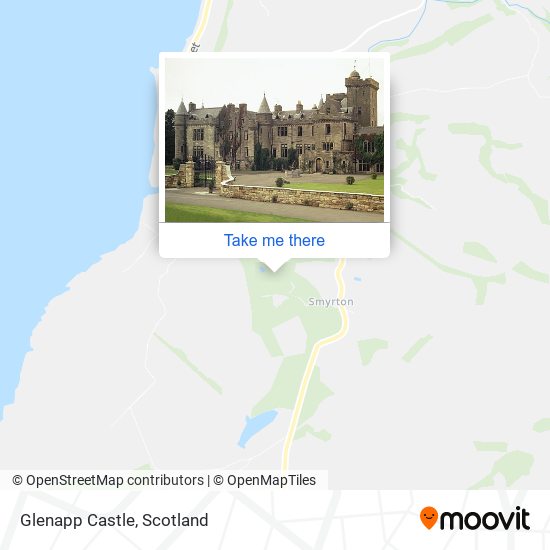Glenapp Castle map