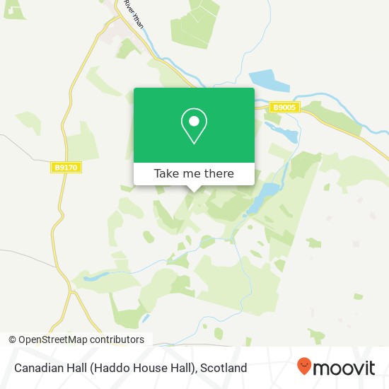 Canadian Hall (Haddo House Hall) map