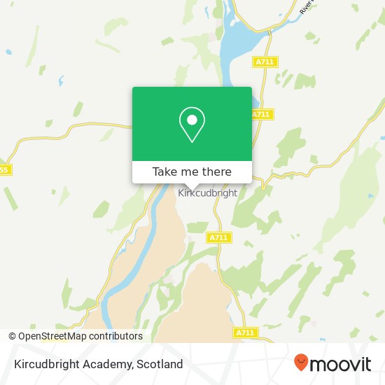 Kircudbright Academy map