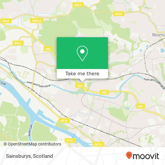 Sainsburys map