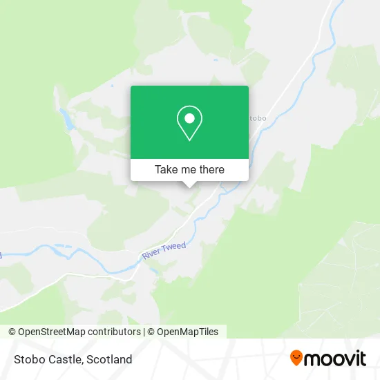 Stobo Castle map