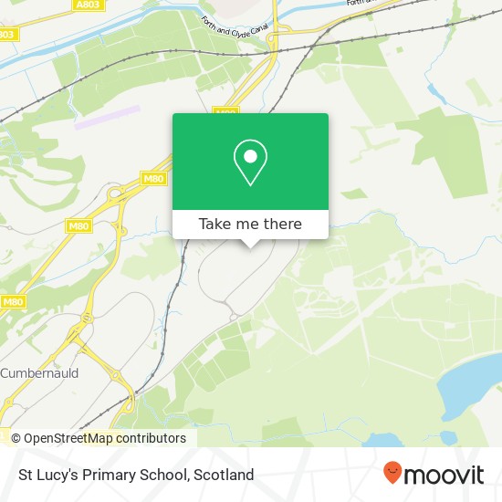 St Lucy's Primary School map