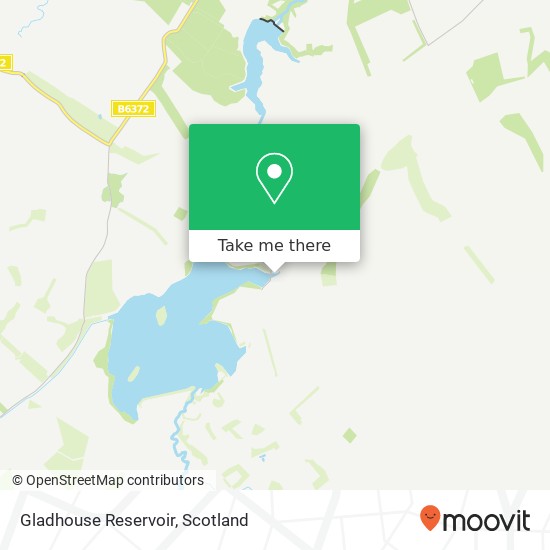 Gladhouse Reservoir map