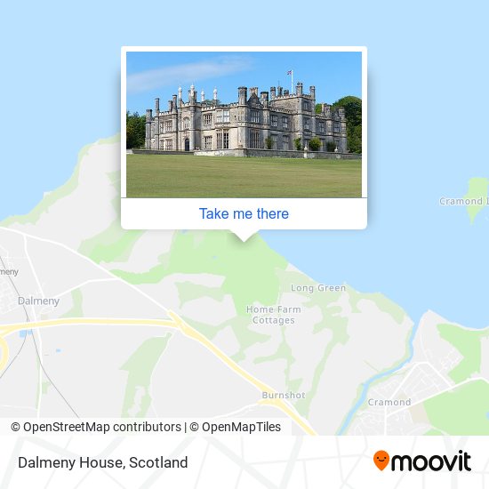 Dalmeny House map