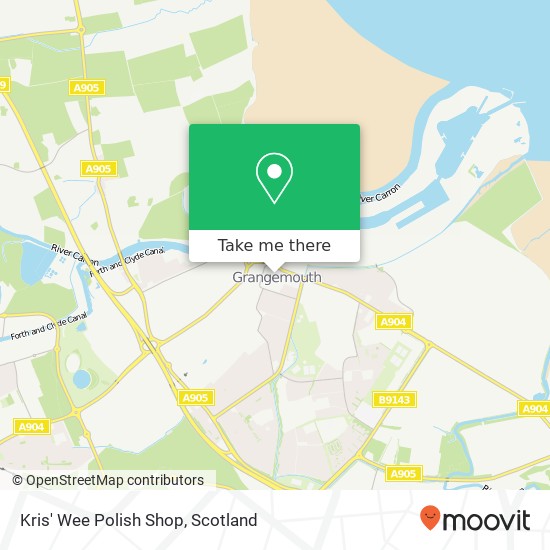 Kris' Wee Polish Shop map