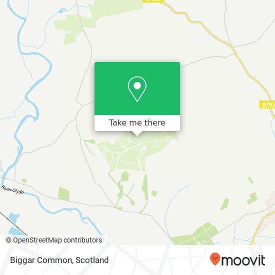 Biggar Common map