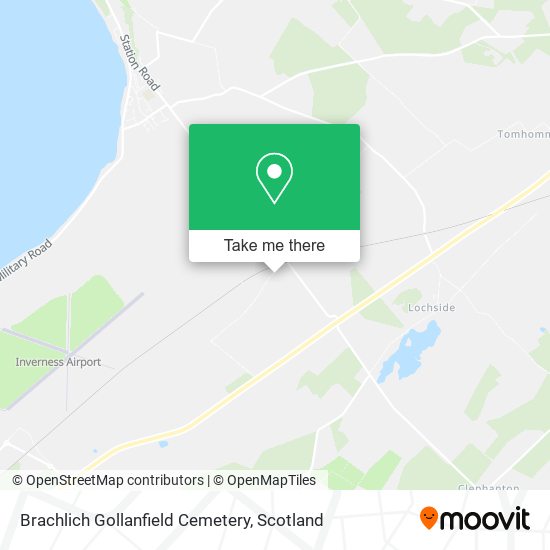 Brachlich Gollanfield Cemetery map