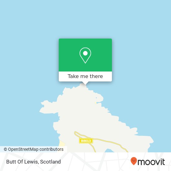 Butt Of Lewis map