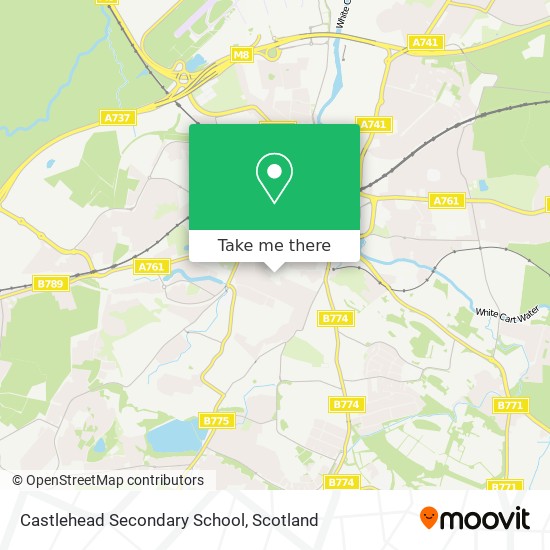 Castlehead Secondary School map