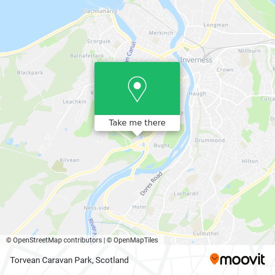 Torvean Caravan Park map