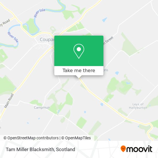 Tam Miller Blacksmith map