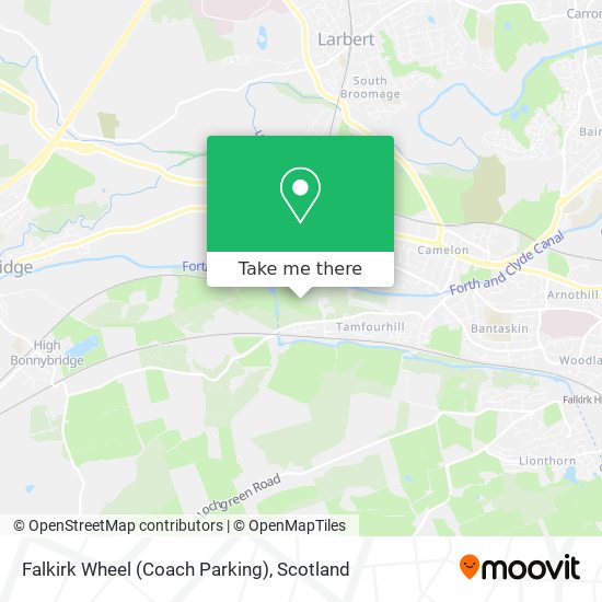 Falkirk Wheel (Coach Parking) map