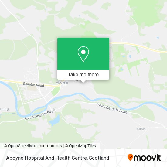 Aboyne Hospital And Health Centre map