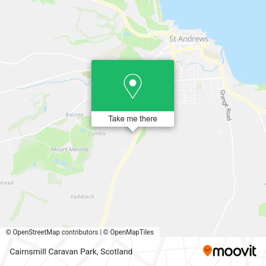 Cairnsmill Caravan Park map