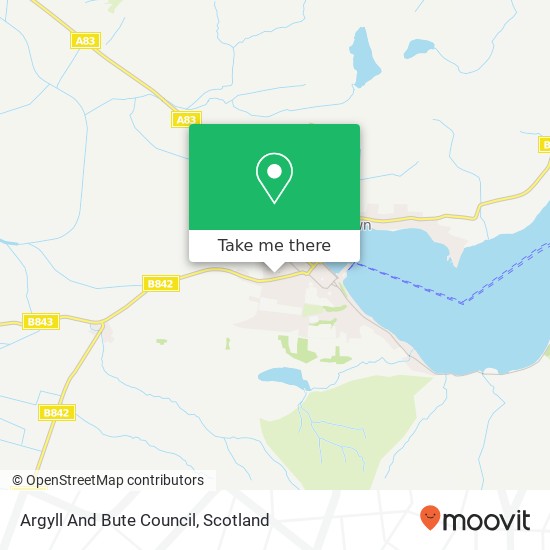 Argyll And Bute Council map