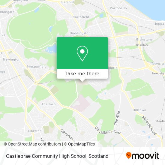 Castlebrae Community High School map
