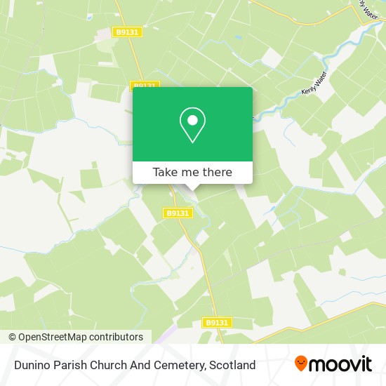 Dunino Parish Church And Cemetery map