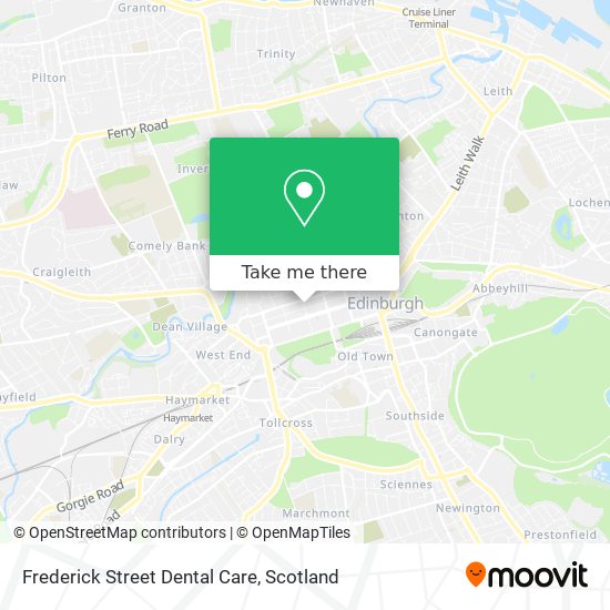 Frederick Street Dental Care map