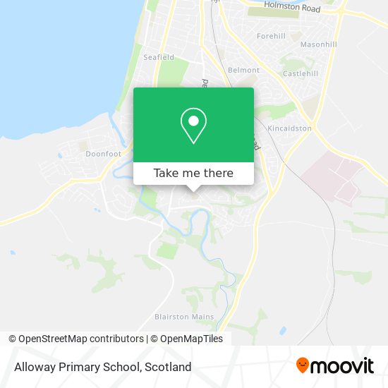 Alloway Primary School map