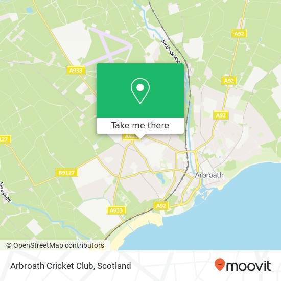 Arbroath Cricket Club map