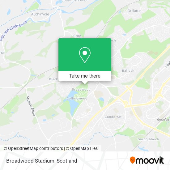 Broadwood Stadium map