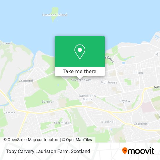 Toby Carvery Lauriston Farm map