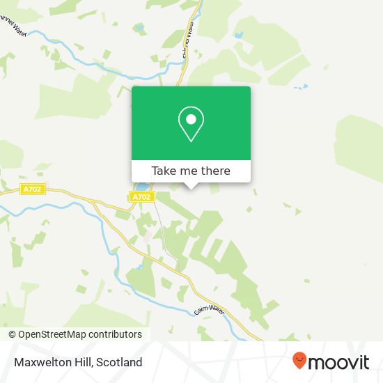 Maxwelton Hill map