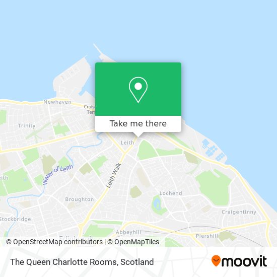 The Queen Charlotte Rooms map