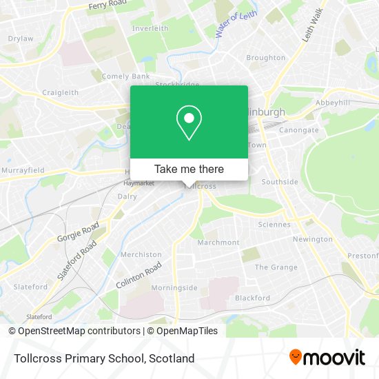 Tollcross Primary School map