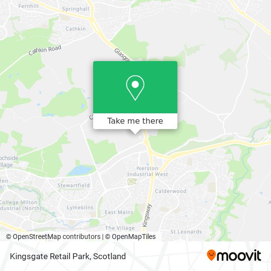 Kingsgate Retail Park map