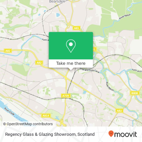 Regency Glass & Glazing Showroom map