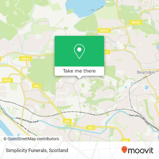 Simplicity Funerals map