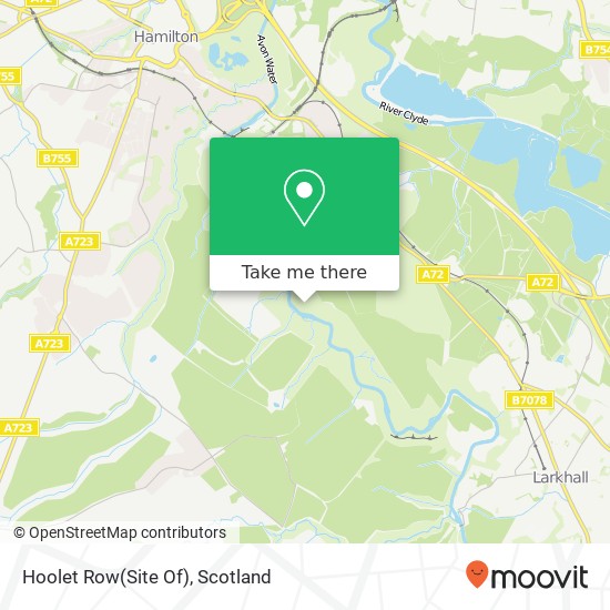 Hoolet Row(Site Of) map