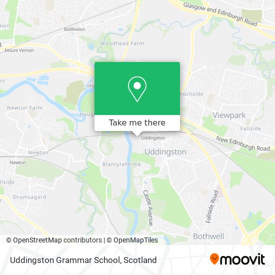 Uddingston Grammar School map