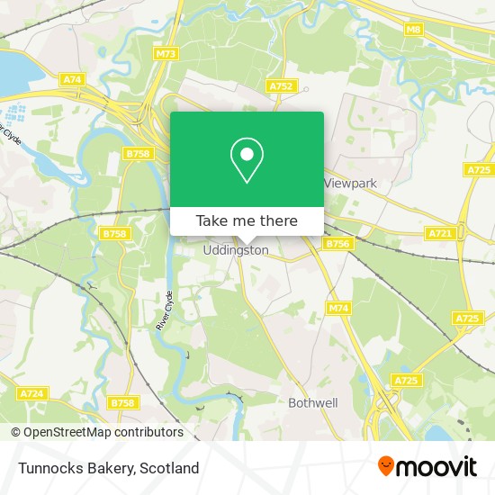 Tunnocks Bakery map