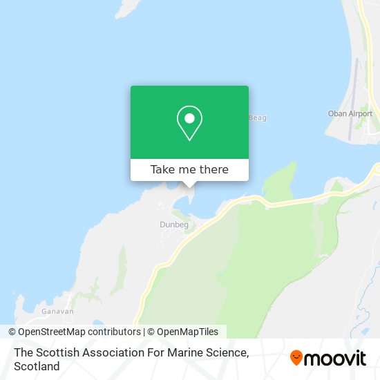 The Scottish Association For Marine Science map