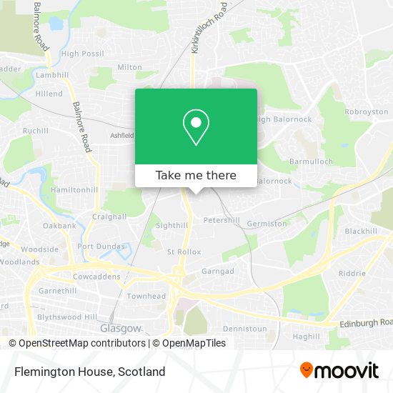 Flemington House map