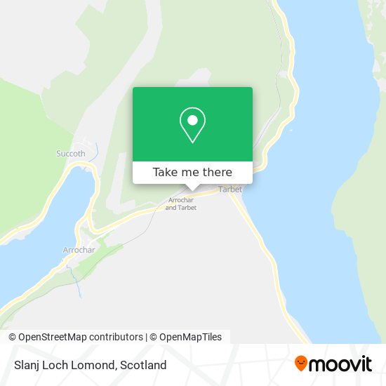 Slanj Loch Lomond map