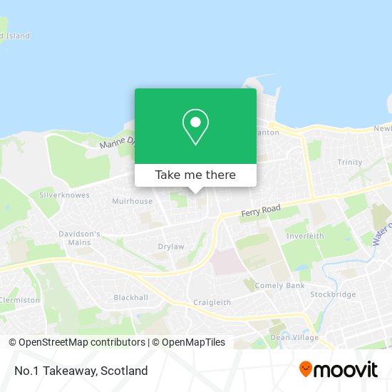 No.1 Takeaway map