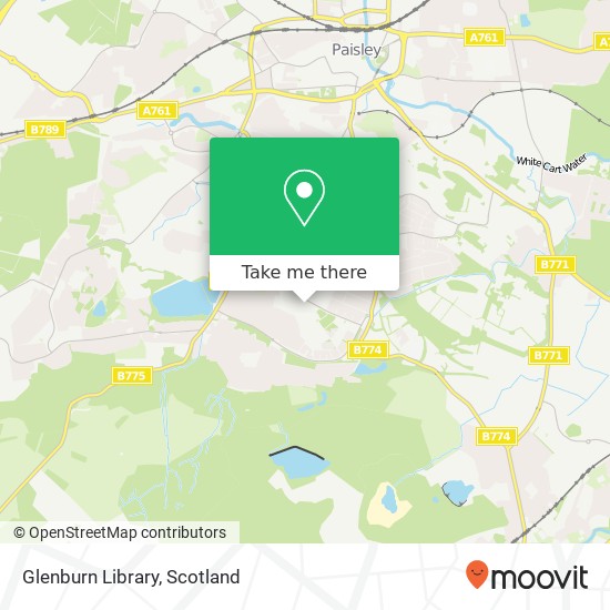 Glenburn Library map