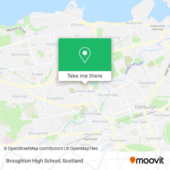 Broughton High School map