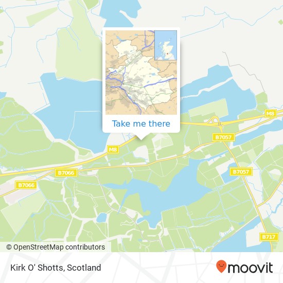 Kirk O' Shotts map