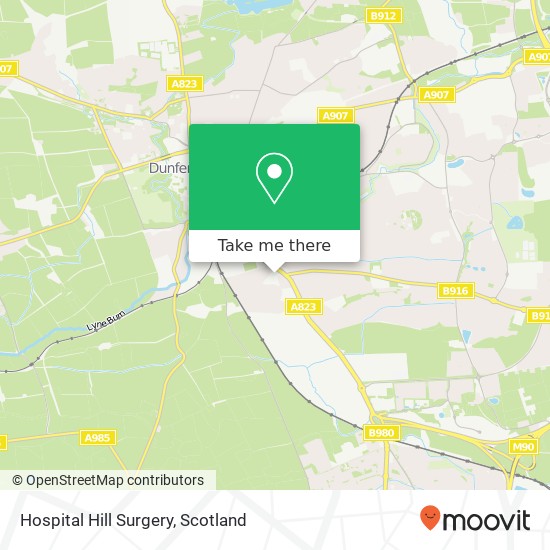 Hospital Hill Surgery map