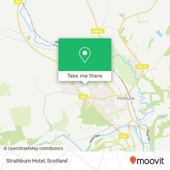 Strathburn Hotel map