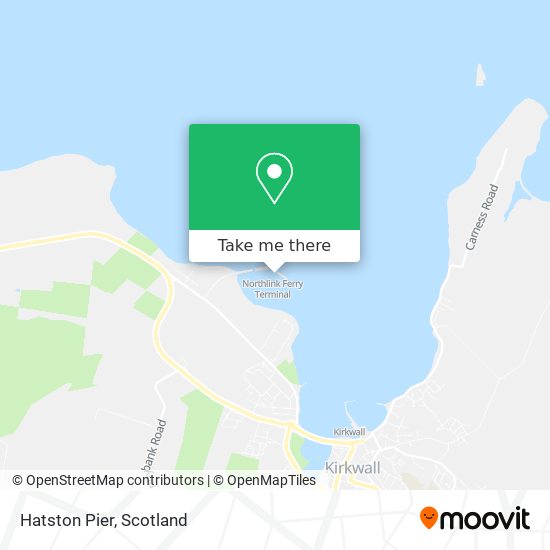 Hatston Pier map