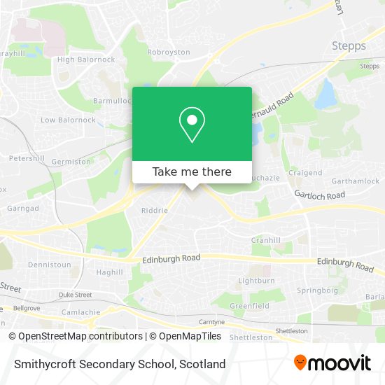 Smithycroft Secondary School map